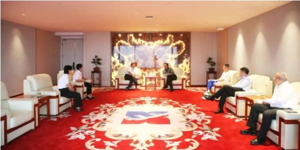 为银企合作添智赋能 | 浙商银行西安分行行长沈建峰一行到访350vip8888新葡的京集团股份 为银企合作添智赋能 | 浙商银行西安分行行长沈建峰一行到访350vip8888新葡的京集团股份