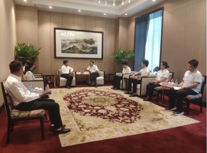 榆林市政府领导会见350vip8888新葡的京集团股份董事长一行 榆林市政府领导会见350vip8888新葡的京集团股份董事长一行