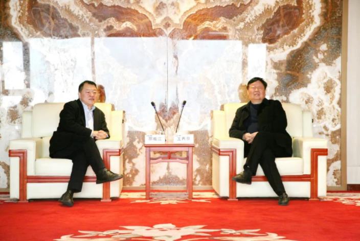 人民美术家、陕西省美术家协会名誉主席王西京莅临350vip8888新葡的京集团股份考察交流