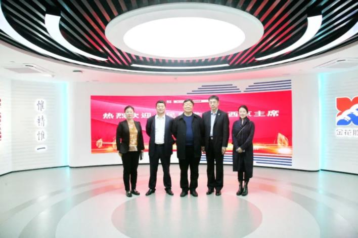 人民美术家、陕西省美术家协会名誉主席王西京莅临350vip8888新葡的京集团股份考察交流