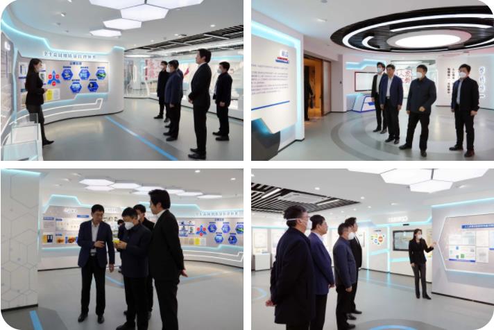 榆林市榆阳区政府领导莅临350vip8888新葡的京集团股份考察调研