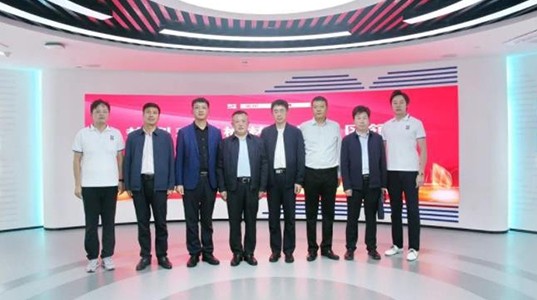 榆林市榆阳区政府领导莅临350vip8888新葡的京集团股份考察调研