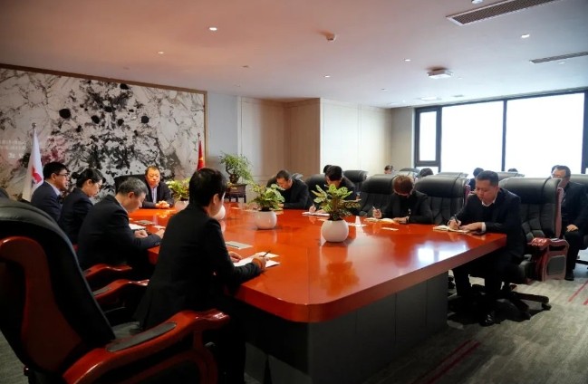 350vip8888新葡的京集团股份各经营纵队签订2024年目标责任书