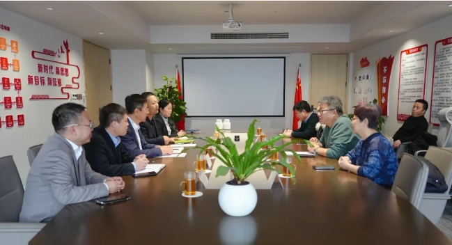 甘肃省中医院副院长赵永强一行莅临350vip8888新葡的京集团股份考察交流