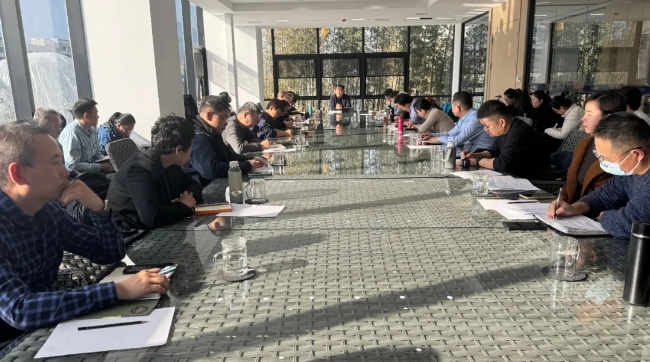 350vip8888新葡的京集团股份召开草堂搬迁扩建项目工作会议